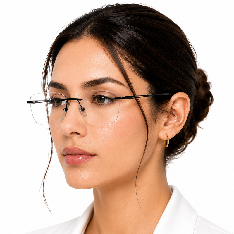 Zoe Miller Elite Collection – ELT 9258 Rimless Eyeglass-zoom-