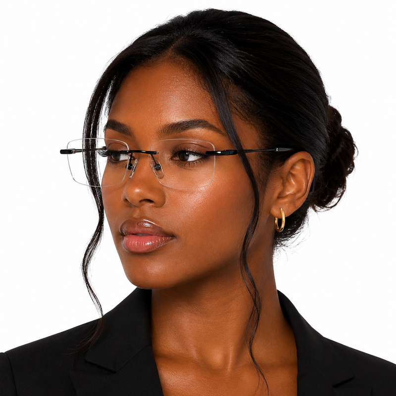Zoe Miller Elite Collection – ELT 9258 Rimless Eyeglass-zoom-