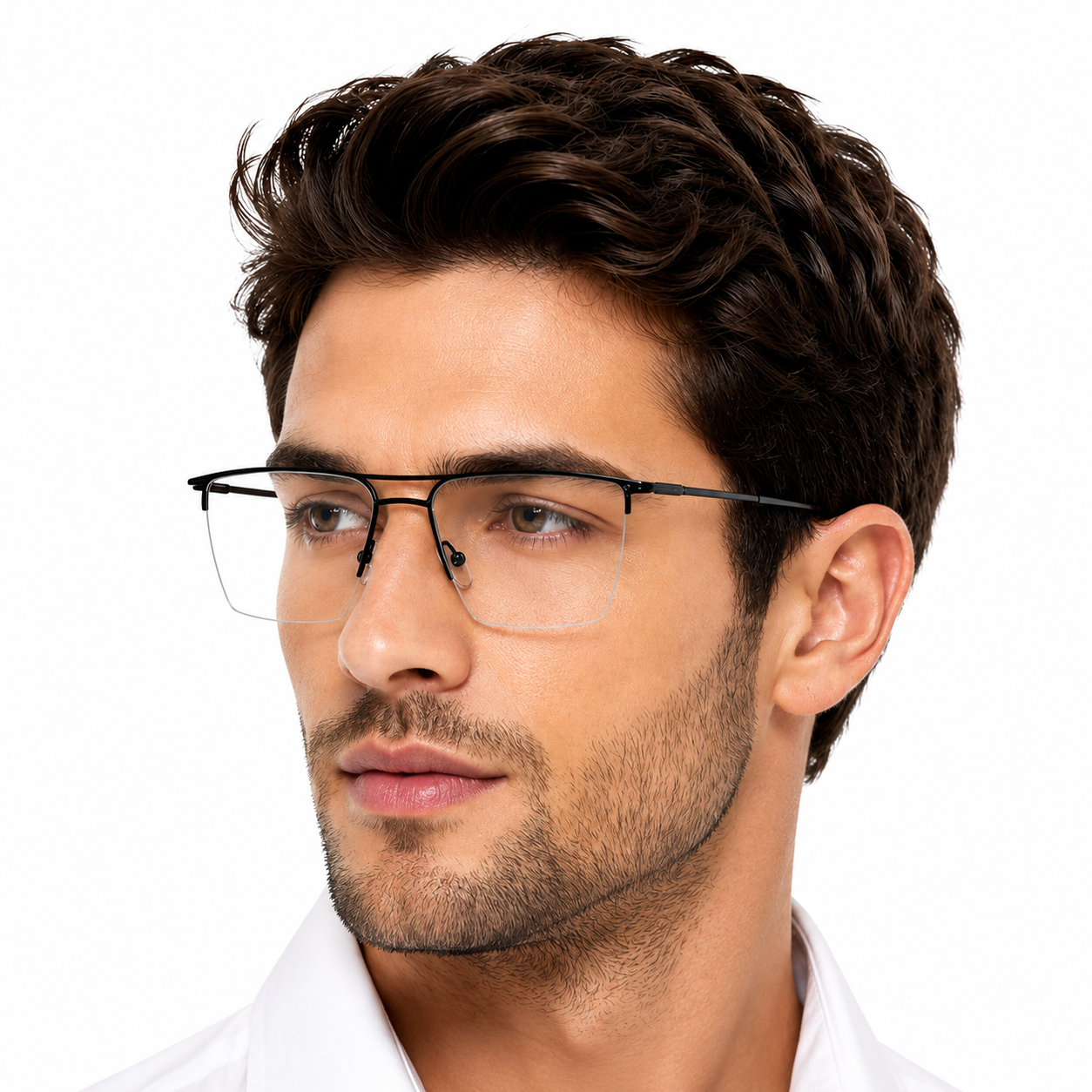 Zoe Miller Elite Collection – ELT 9225 Semi Rimless Eyeglass Frame-6