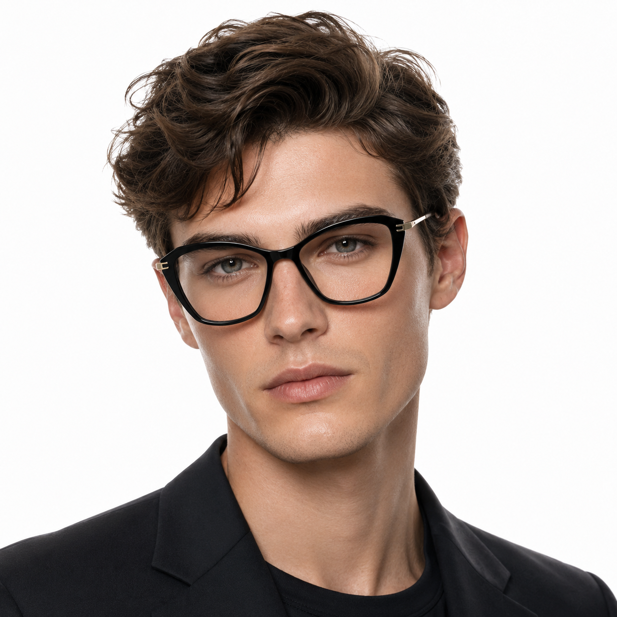 Zoe Miller Iconic Collection – ICN 3673 Black Optical Frame-7