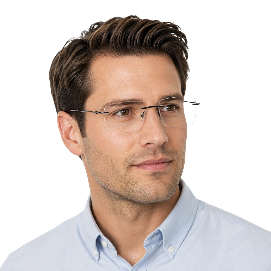 Zoe Miller ELT-9144 | Refined Rimless Everyday Eyeglasses-7