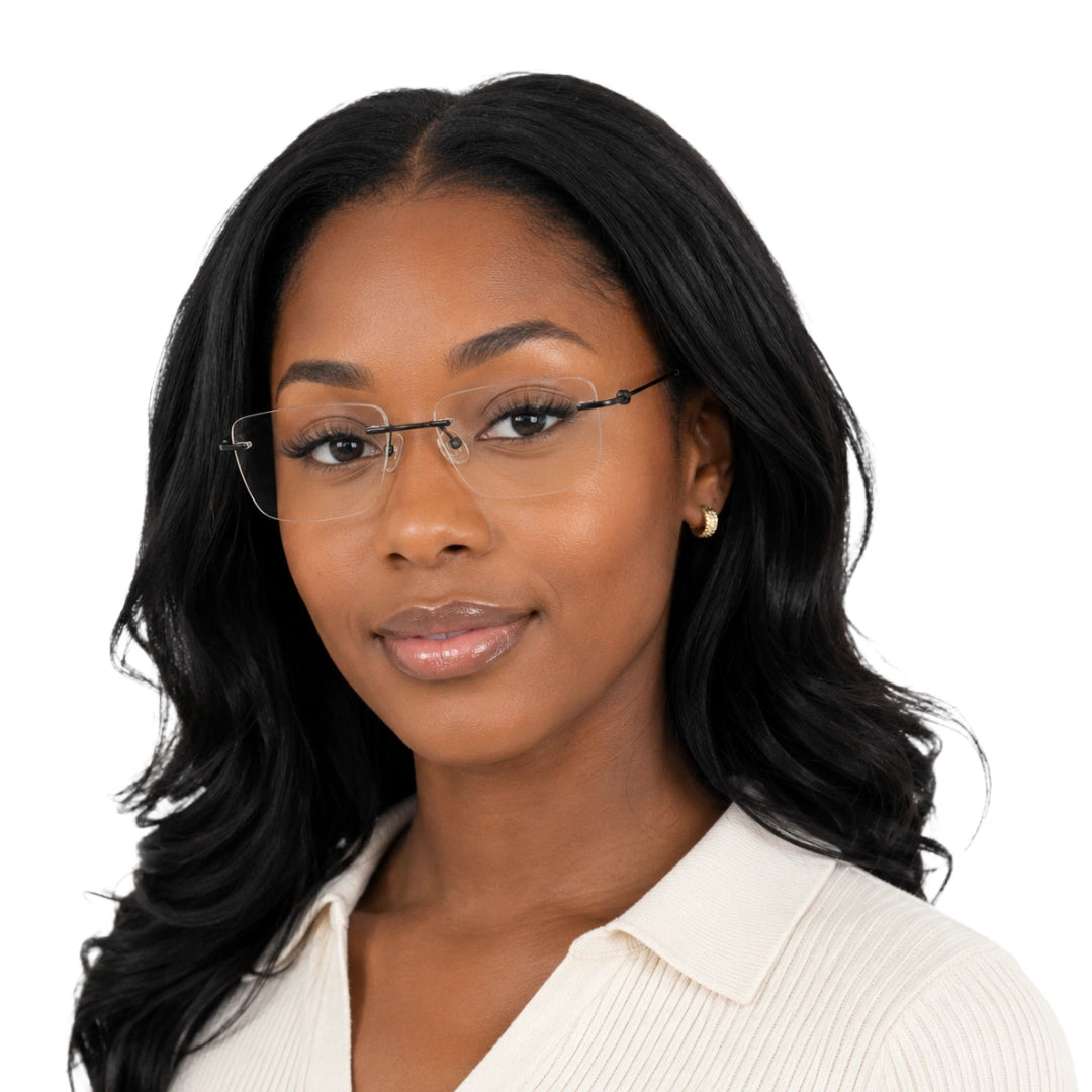 Zoe Miller ELT-9144 | Refined Rimless Everyday Eyeglasses-zoom-8