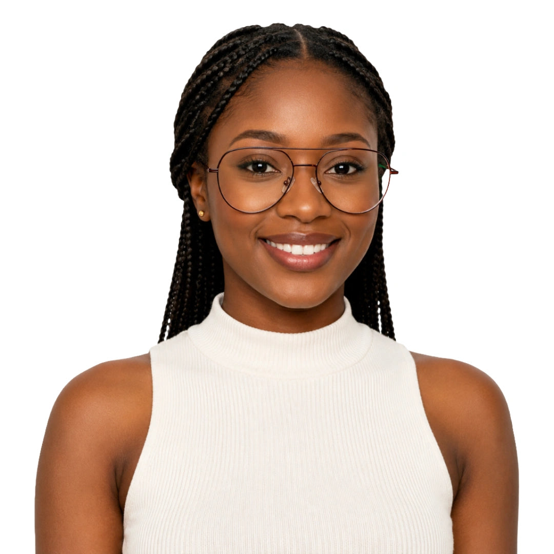 Zoe Miller ELT 9216 | Signature Double Bridge Aviator Eyeglasses-6