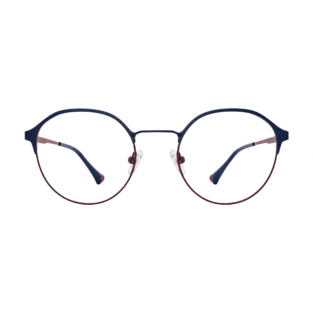 Zoe Miller ELT9218 | Signature Round Metal Prescription Eyeglasses-1