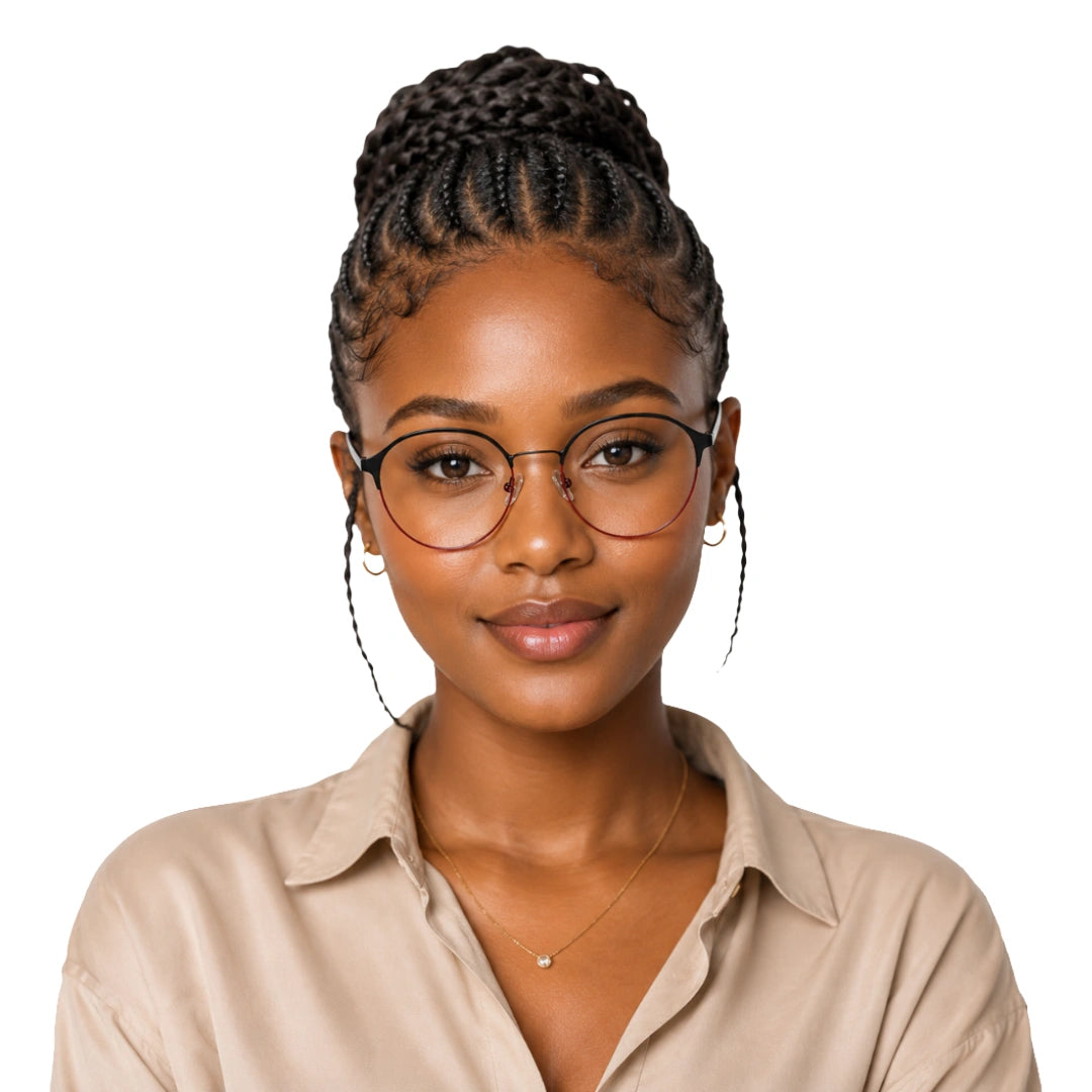 Zoe Miller ELT9218 | Signature Round Metal Prescription Eyeglasses-zoom-8