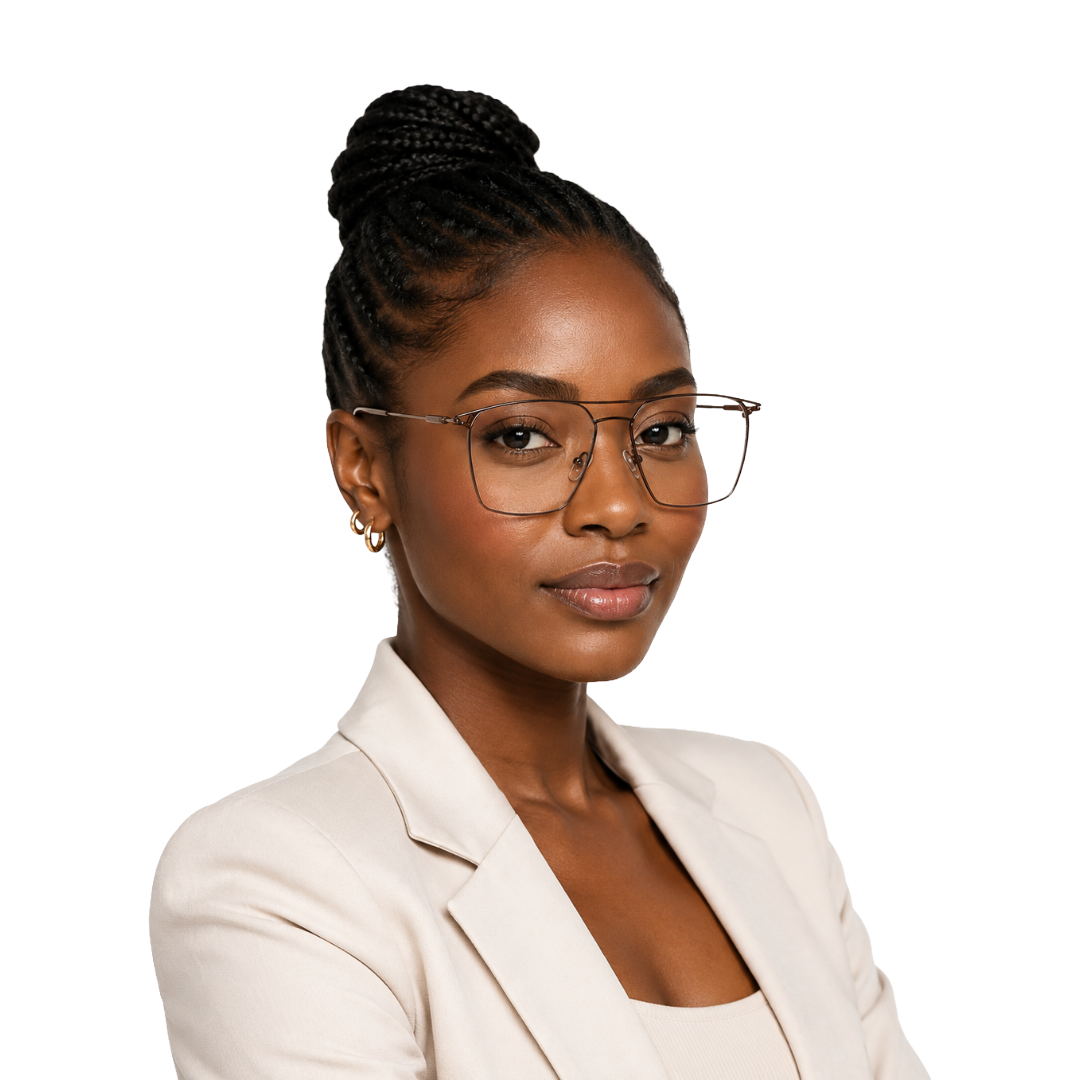 Zoe Miller Elite Collection – ELT 9226 Double Bridge Square Optical Frame | Brown-8