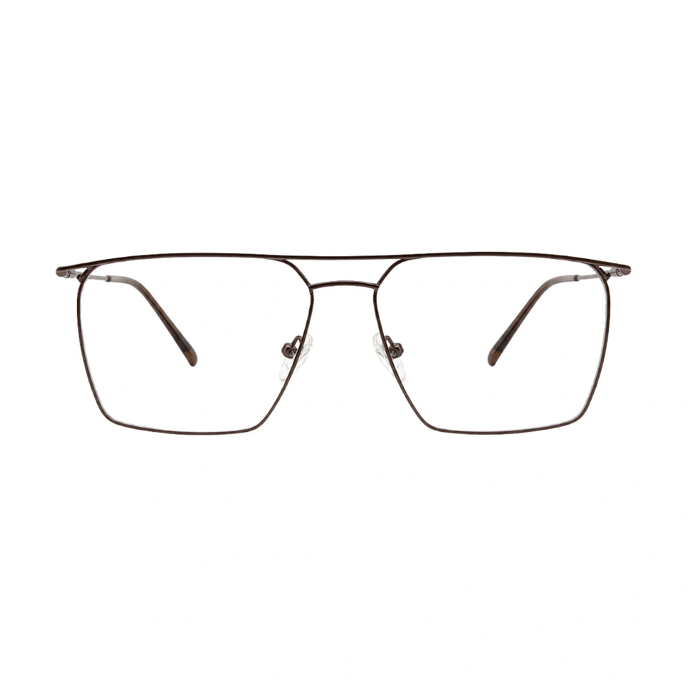 Zoe Miller ELT9226 | Modern Double Bridge Metal Eyeglasses