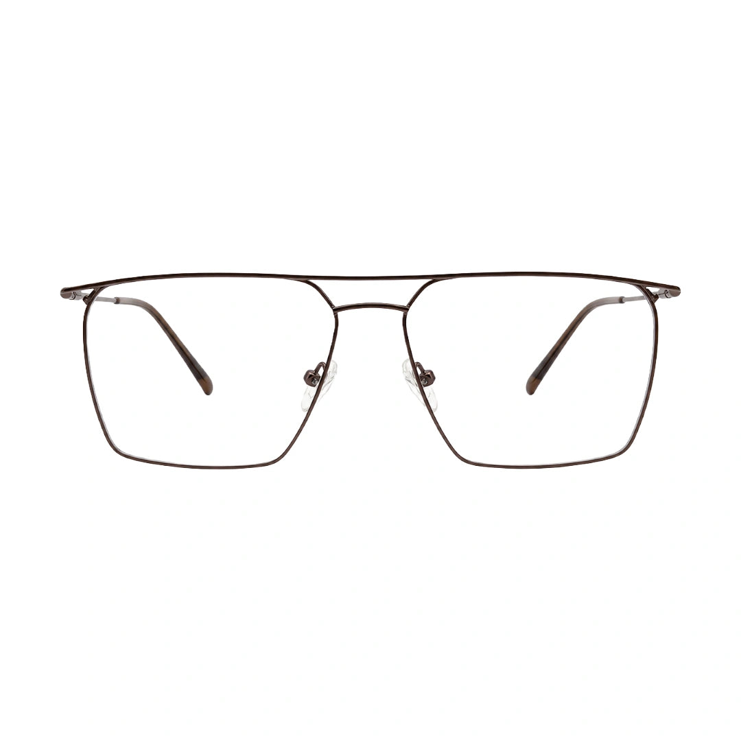 Zoe Miller ELT9226 | Modern Double Bridge Metal Eyeglasses-zoom-1