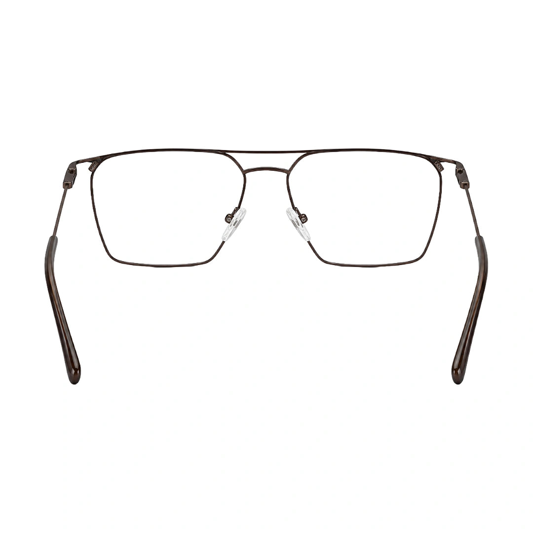 Zoe Miller ELT9226 | Modern Double Bridge Metal Eyeglasses-zoom-4