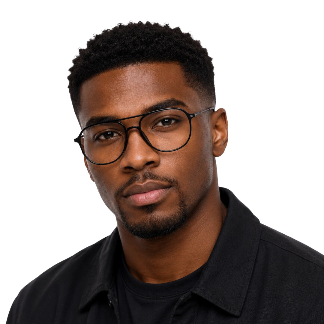Zoe Miller ELT9233 | Double Bridge Aviator Prescription Eyeglasses-7