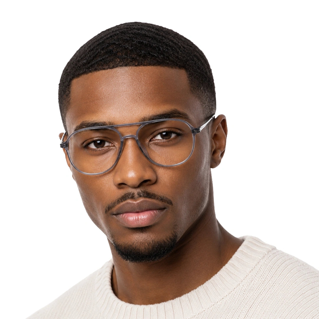 Zoe Miller ELT9233 | Double Bridge Aviator Prescription Eyeglasses-zoom-17