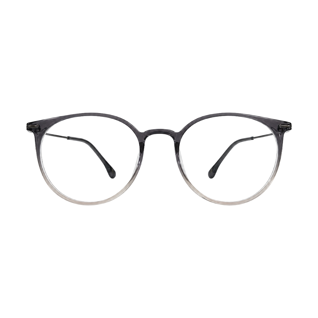 Zoe Miller Elite Collection – ELT 9234 Round Optical Frame | Grey Gradient
