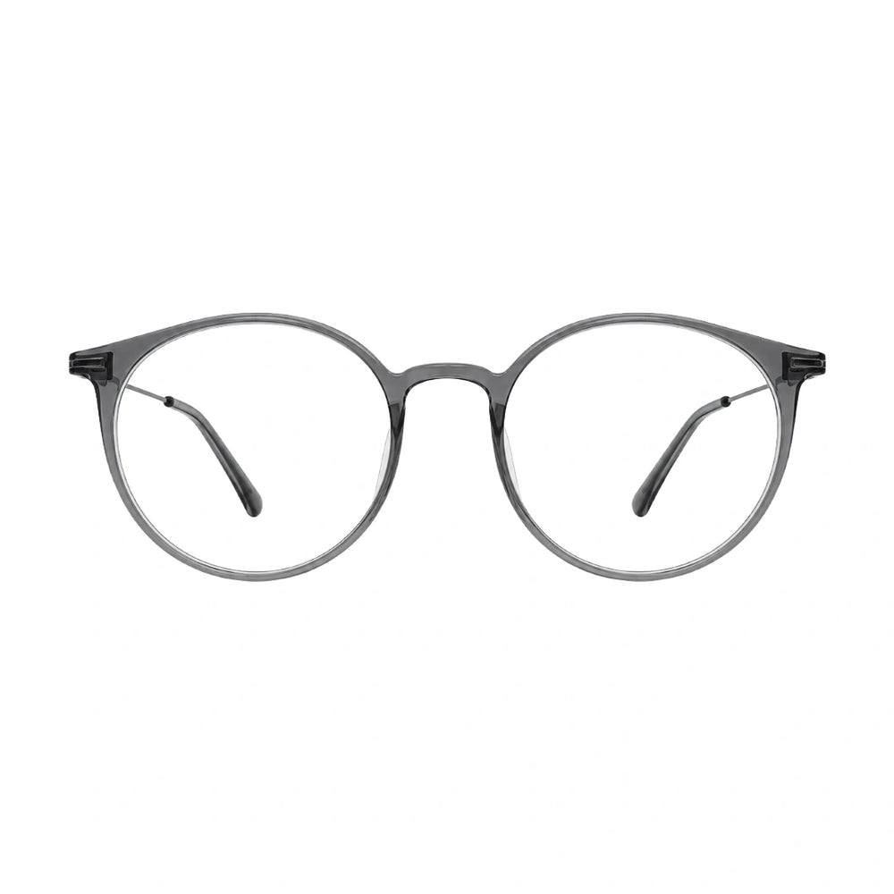 Zoe Miller ELT9234 | Smoky Transparent Round Eyeglasses