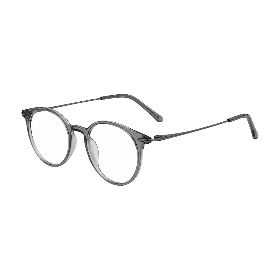 Zoe Miller ELT9234 | Smoky Transparent Round Eyeglasses-zoom-2