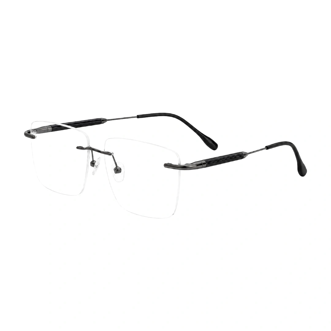 Zoe Miller ELT9258 | Modern Frameless Prescription Eyeglasses-2