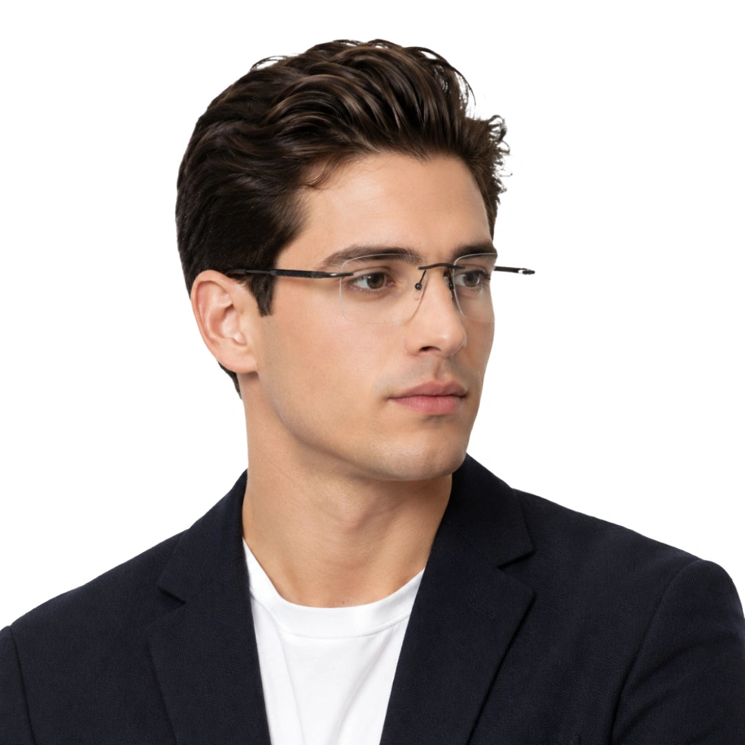 Zoe Miller ELT9258 | Modern Frameless Prescription Eyeglasses-zoom-7