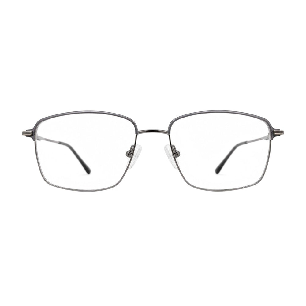 ELT 9196 Gunmetal Square Eyeglasses