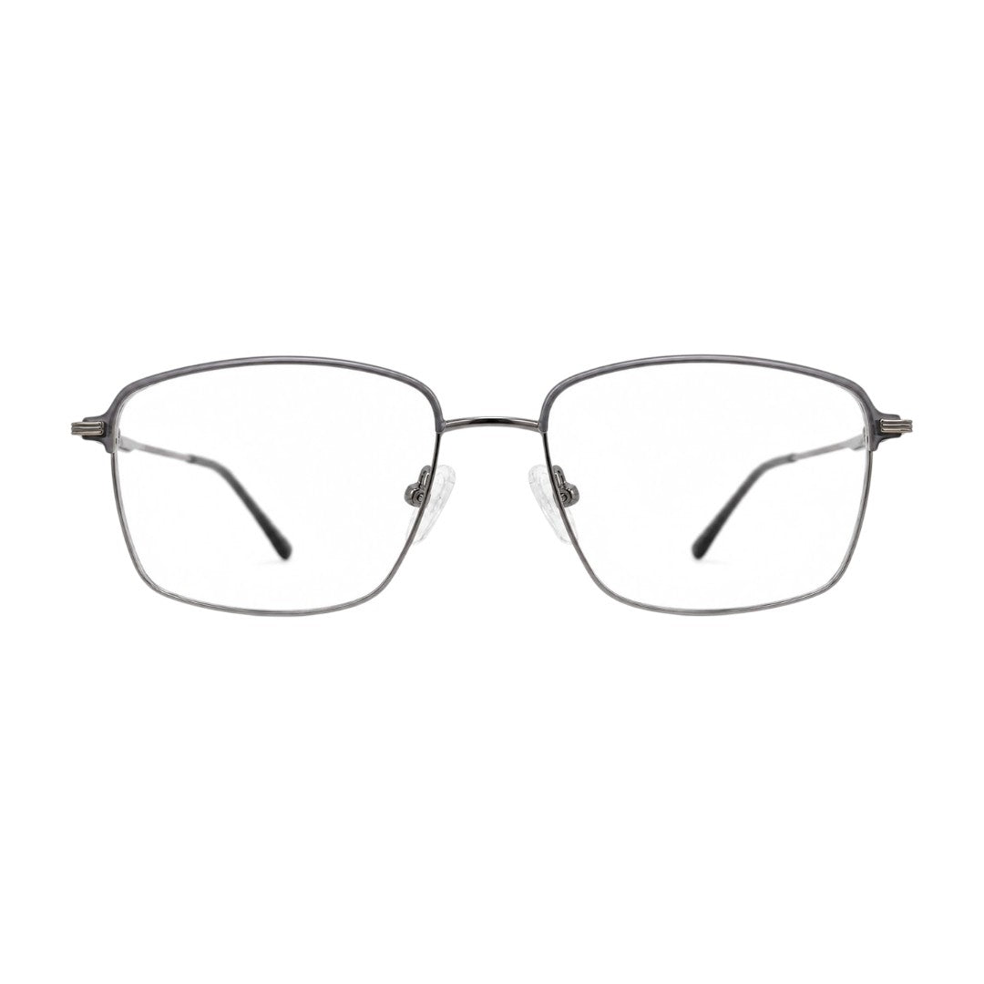 ELT 9196 Gunmetal Square Eyeglasses