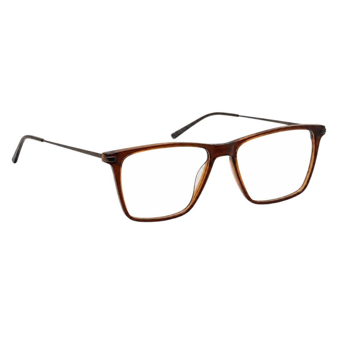 Elegant Dark Brown Eyeglasses Frame | Lightweight & Comfortable Daily Wear-zoom-3