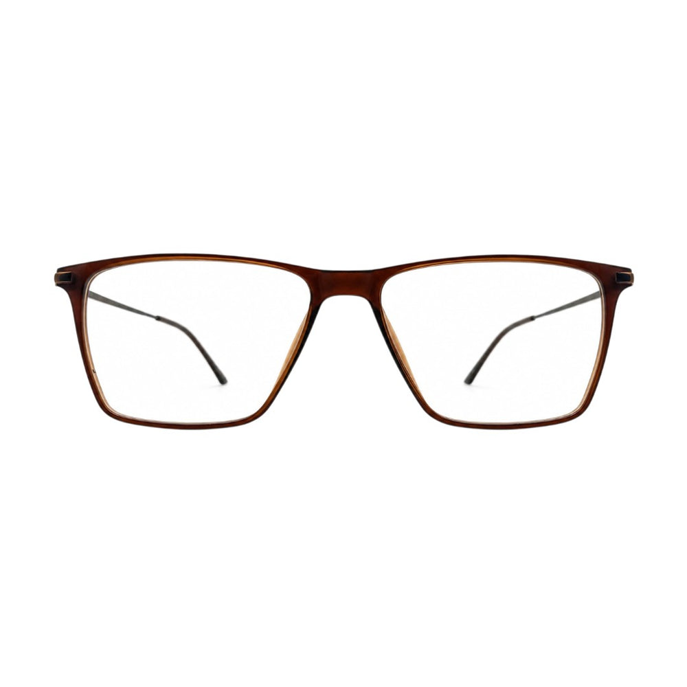 Elegant Dark Brown Eyeglasses Frame | Lightweight & Comfortable Daily Wear
