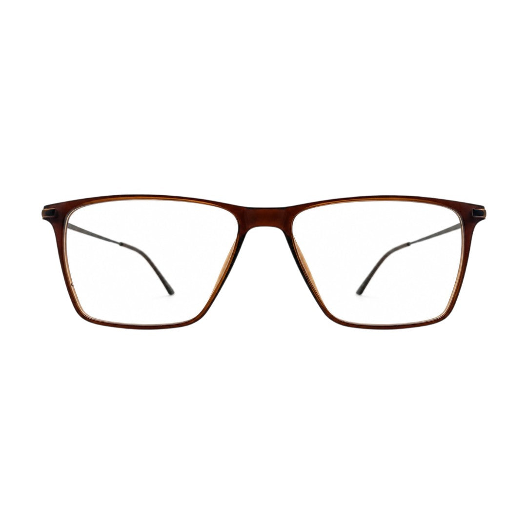 Elegant Dark Brown Eyeglasses Frame | Lightweight & Comfortable Daily Wear