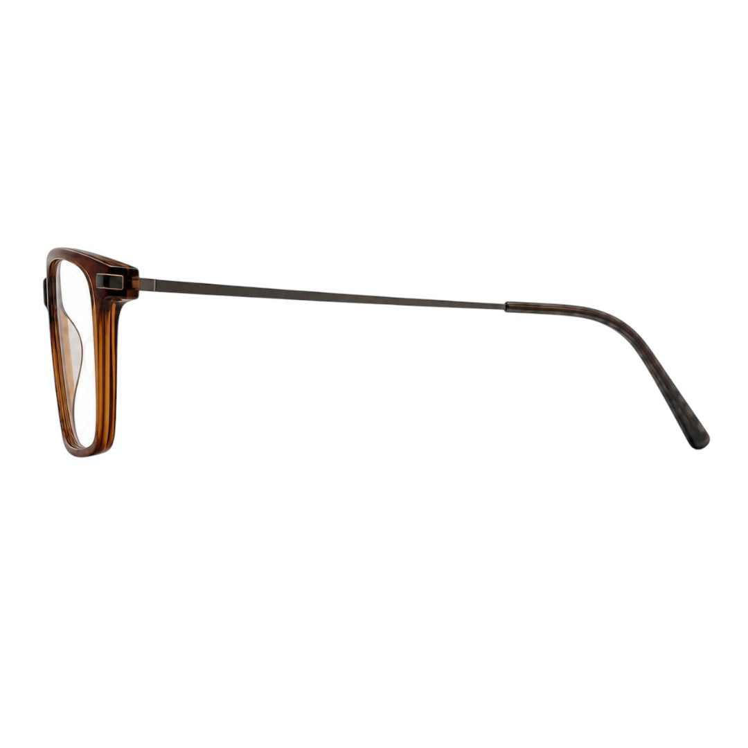 Elegant Dark Brown Eyeglasses Frame | Lightweight & Comfortable Daily Wear-zoom-2
