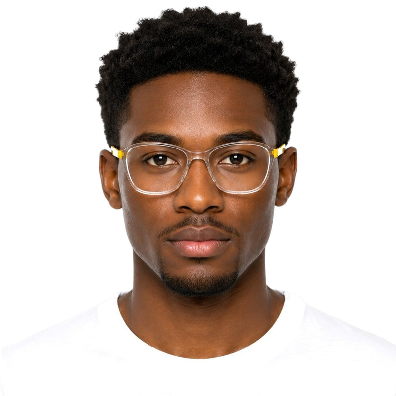 Crystal Zest Eyeglasses-Elite Collection ZMM-9170 Crystal Yellow-zoom-