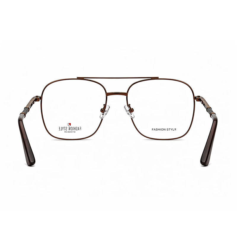 Premium Rectangular Metal Eyeglasses – Fashiow Style-5