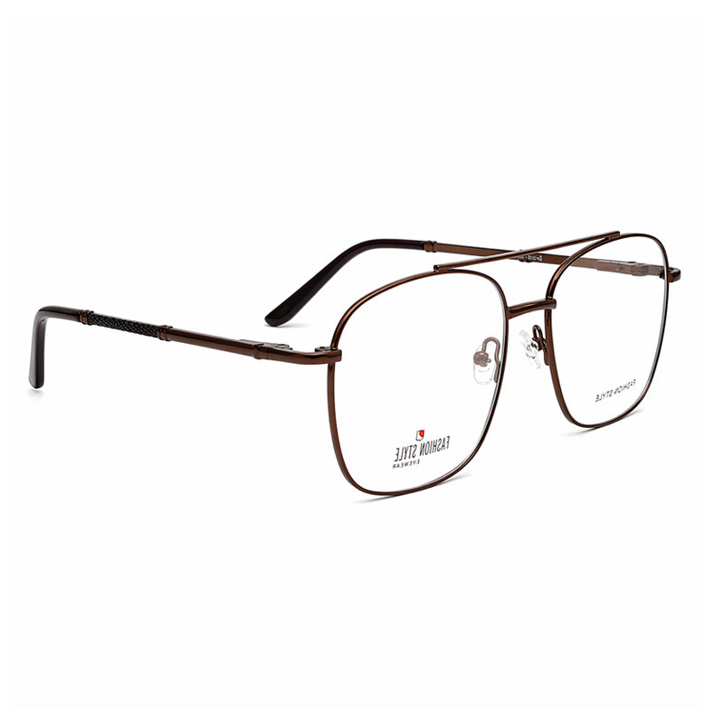 Premium Rectangular Metal Eyeglasses – Fashiow Style-2