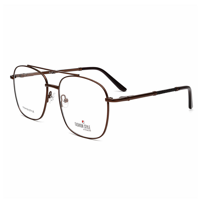 Premium Rectangular Metal Eyeglasses – Fashiow Style-zoom-