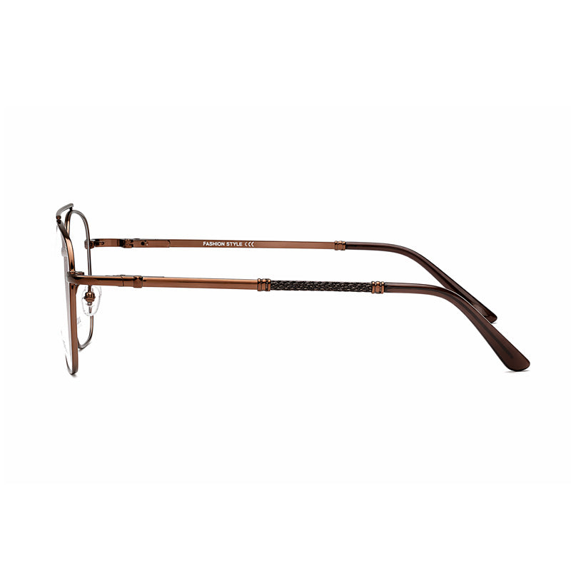 Premium Rectangular Metal Eyeglasses – Fashiow Style-4