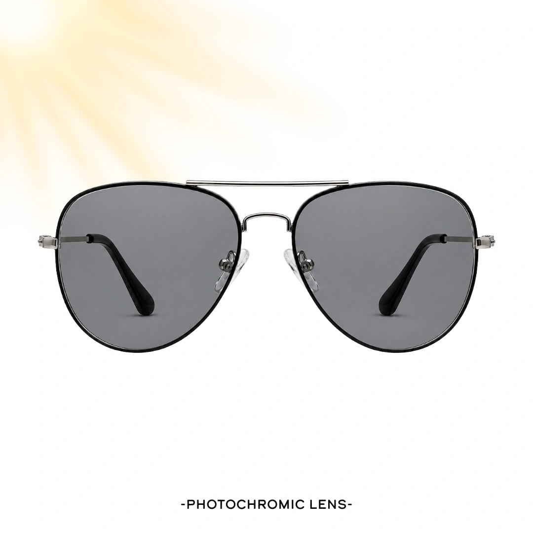 FICTION FC3026 – Modern Aviator Photochromic Eyewear-2