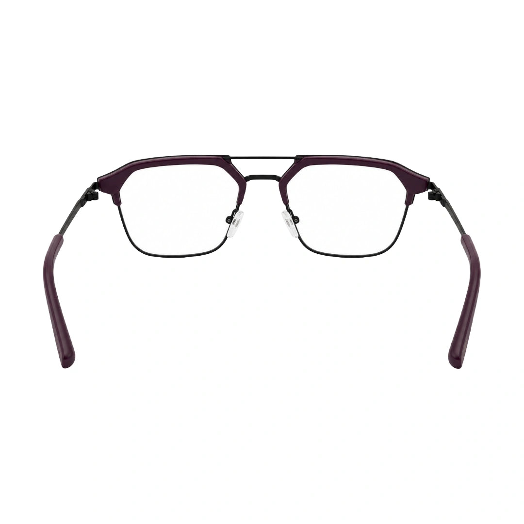 FICTION FC9098 | Double-Bridge Browline Photochromic Eyeglasses-zoom-5