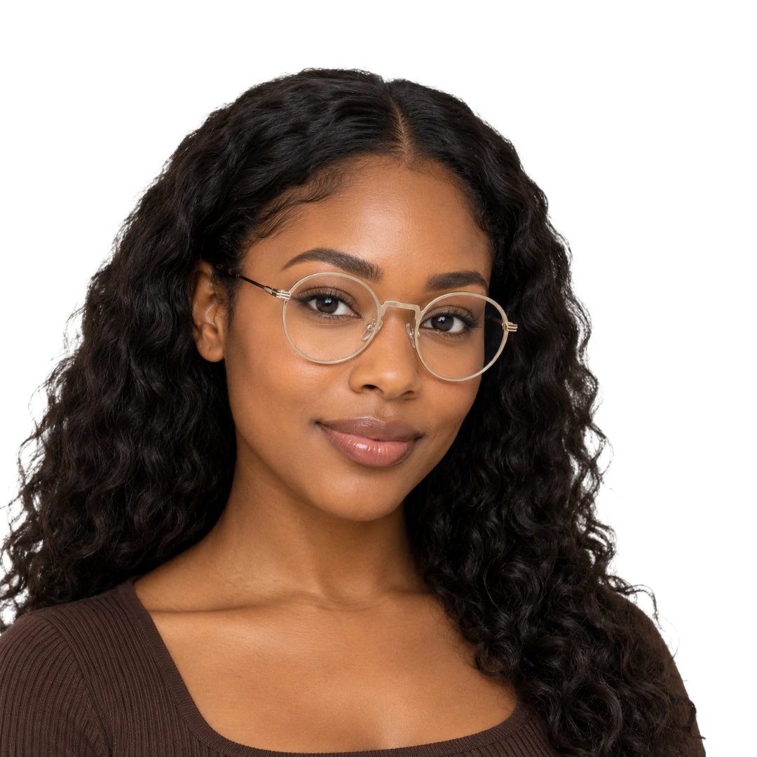 FARENHEIT 4040 | Round Full-Rim Prescription Eyeglasses-zoom-8