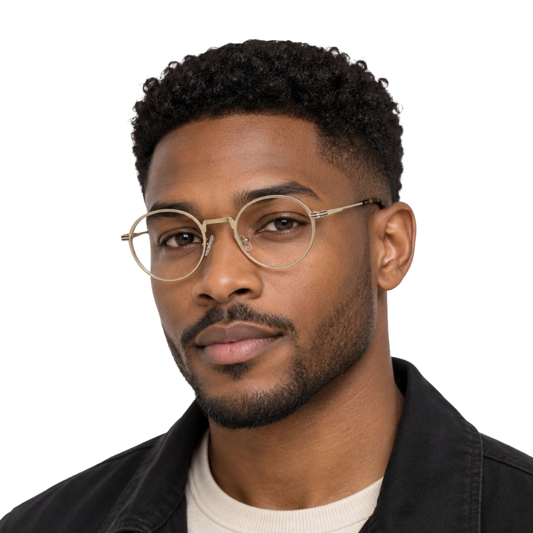 FARENHEIT 4040 | Round Full-Rim Prescription Eyeglasses-zoom-9