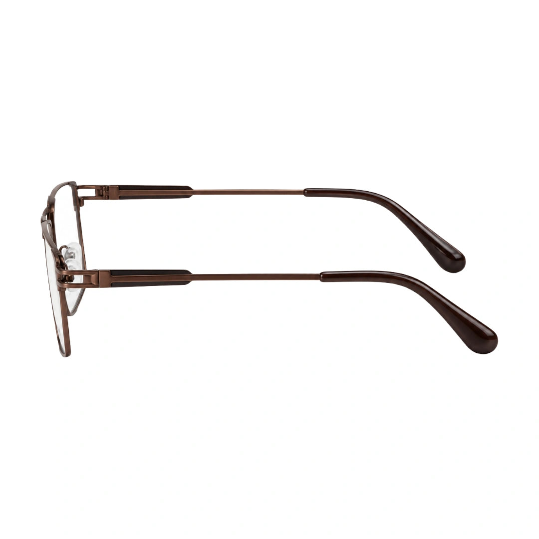 FARENHEIT 4043 | Half-Rim Rectangular Double Bridge Prescription Eyeglasses-zoom-20