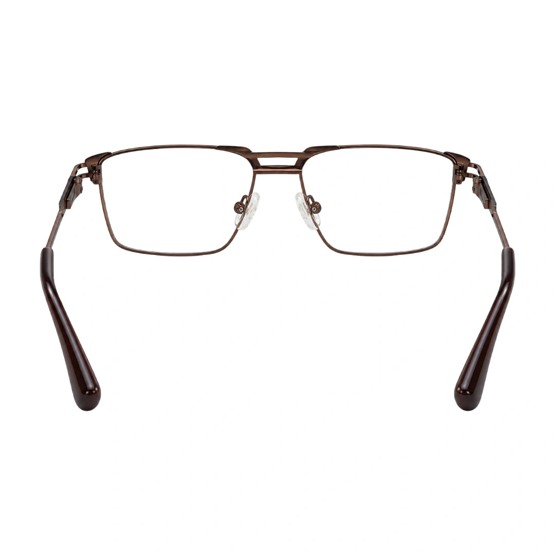 FARENHEIT 4043 | Half-Rim Rectangular Double Bridge Prescription Eyeglasses-zoom-22