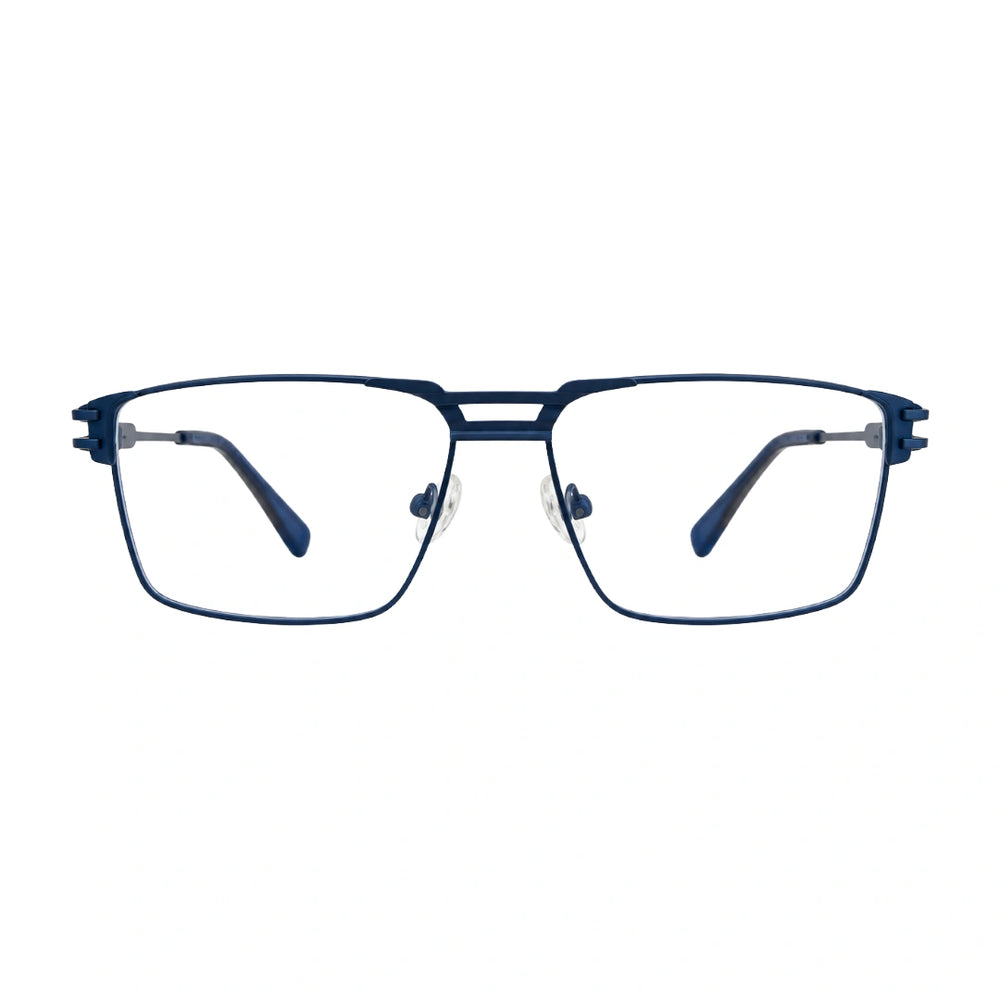FARENHEIT 4043 | Half-Rim Rectangular Double Bridge Prescription Eyeglasses