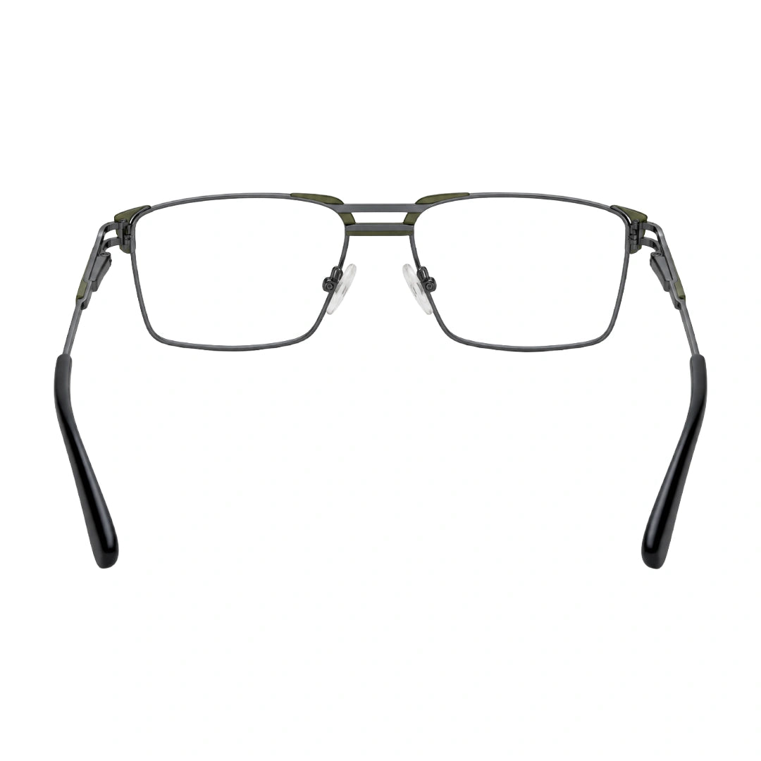 FARENHEIT 4043 | Half-Rim Rectangular Double Bridge Prescription Eyeglasses-zoom-13