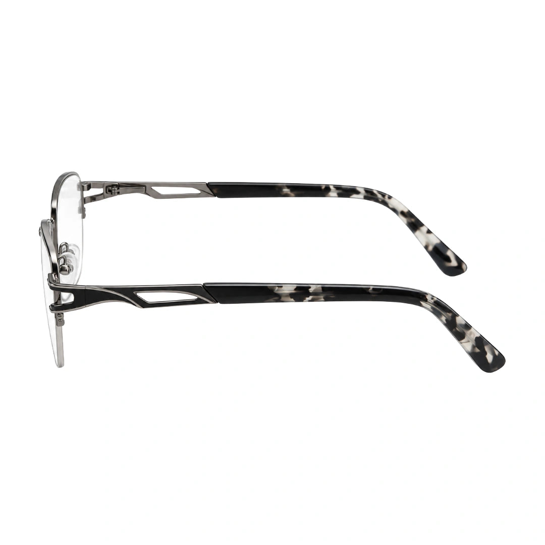 FARENHEIT 4045 | Lightweight Half-Rim Prescription Eyeglasses