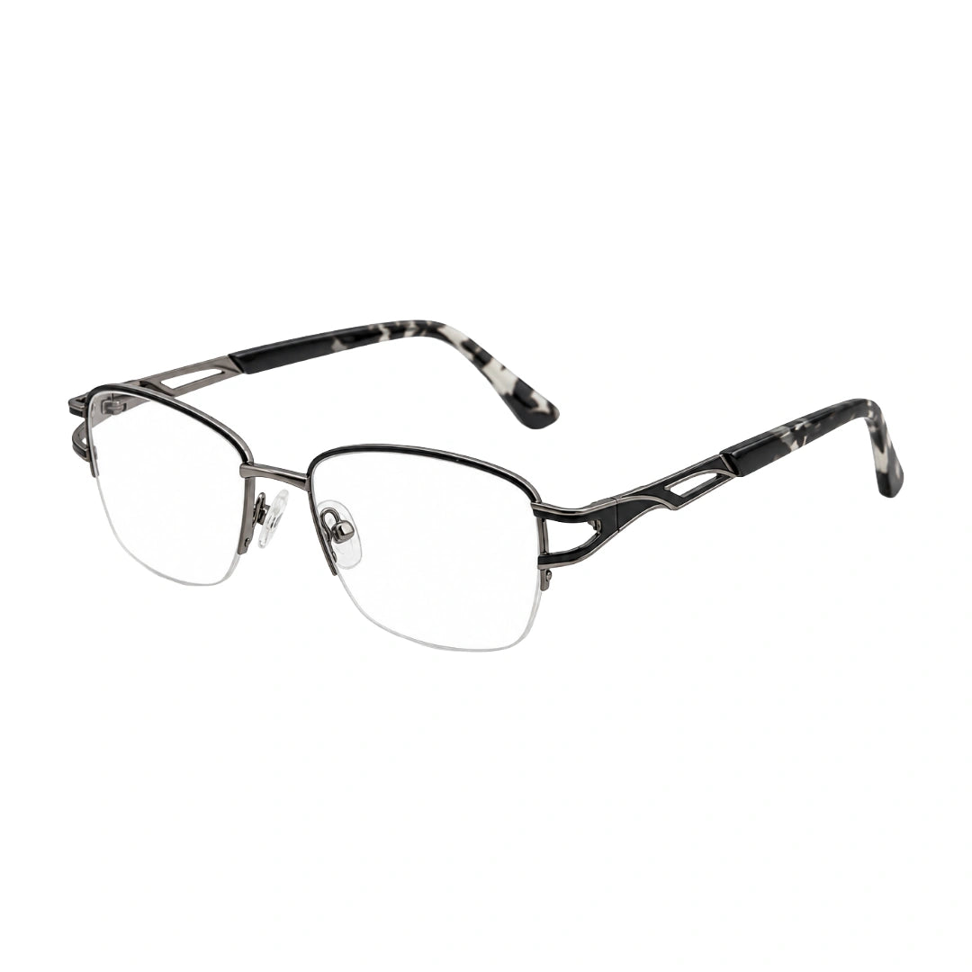 FARENHEIT 4045 | Lightweight Half-Rim Prescription Eyeglasses-zoom-3