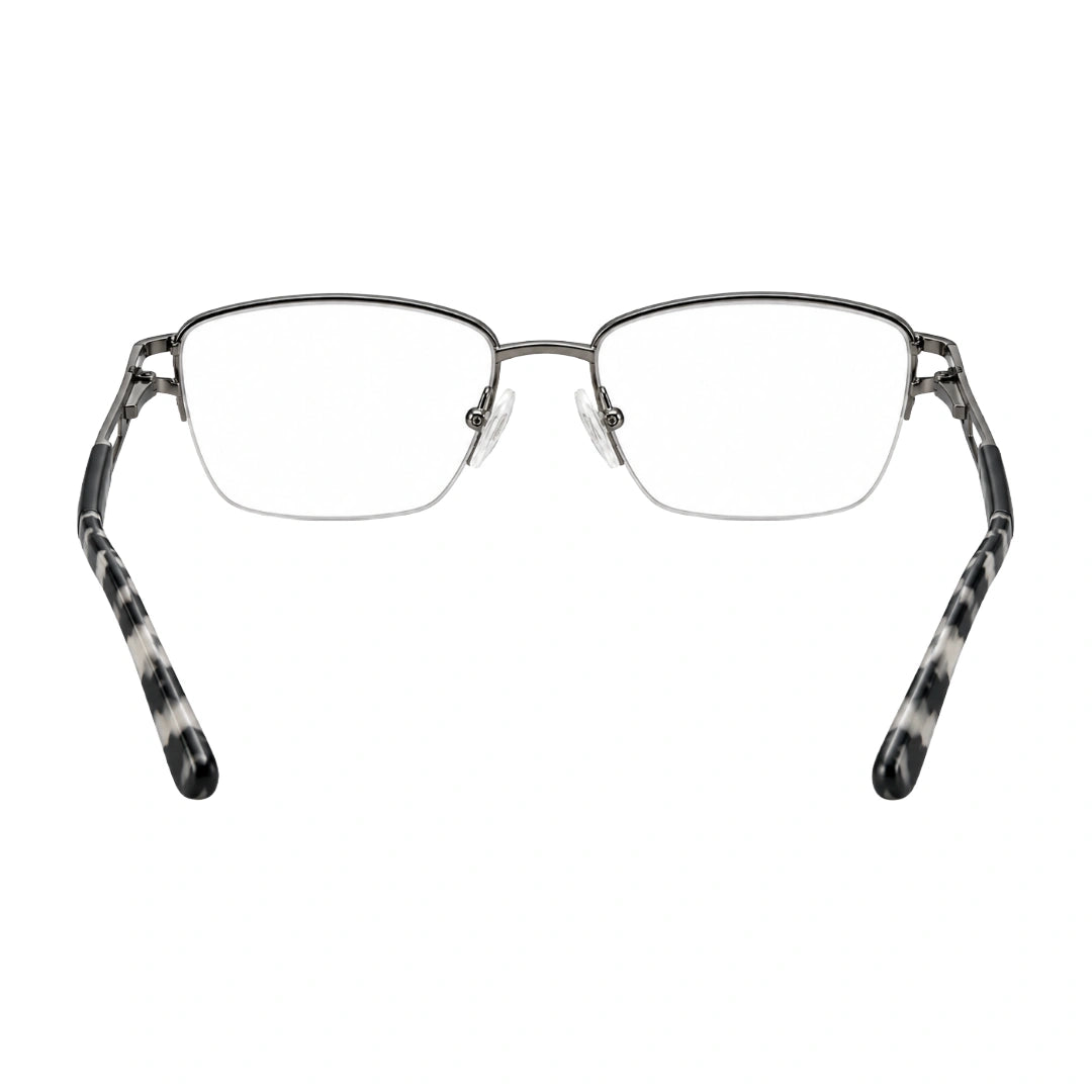 FARENHEIT 4045 | Lightweight Half-Rim Prescription Eyeglasses-zoom-4