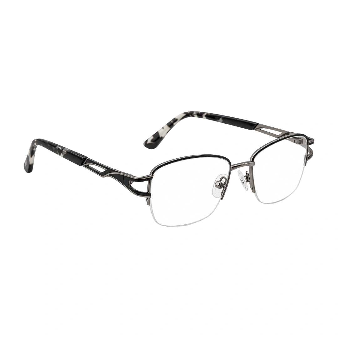 FARENHEIT 4045 | Lightweight Half-Rim Prescription Eyeglasses-zoom-5