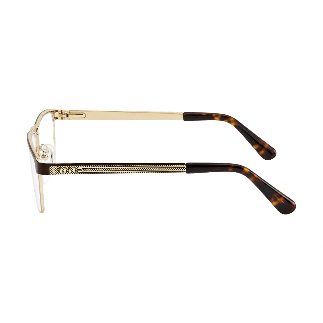 FARENHEIT 4046 | Modern Half-Rim Rectangular Prescription Eyeglasses-3