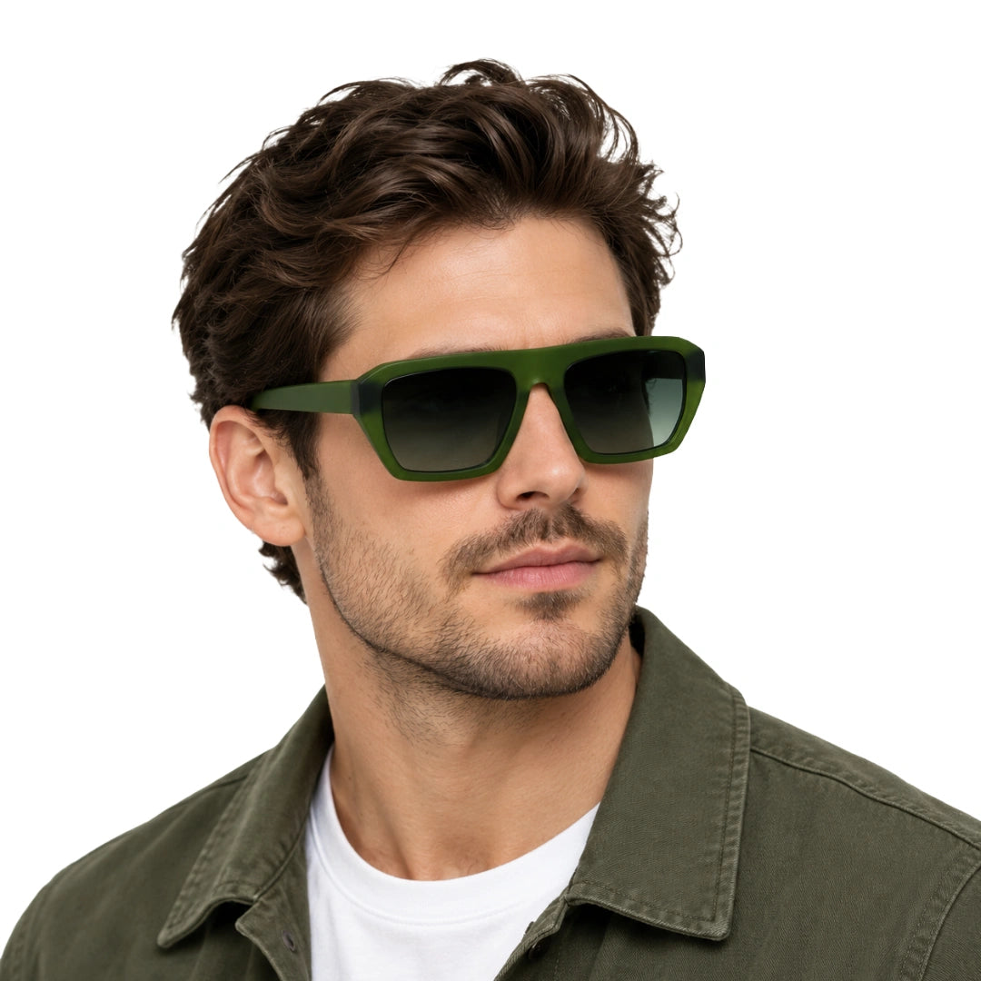 FARENHEIT S11001 | Travel-Ready Square Sunglasses-7