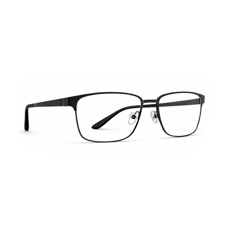 Fashion Style Visionary Optical Frame - Black Metal Rectangular Eyeglasses-2