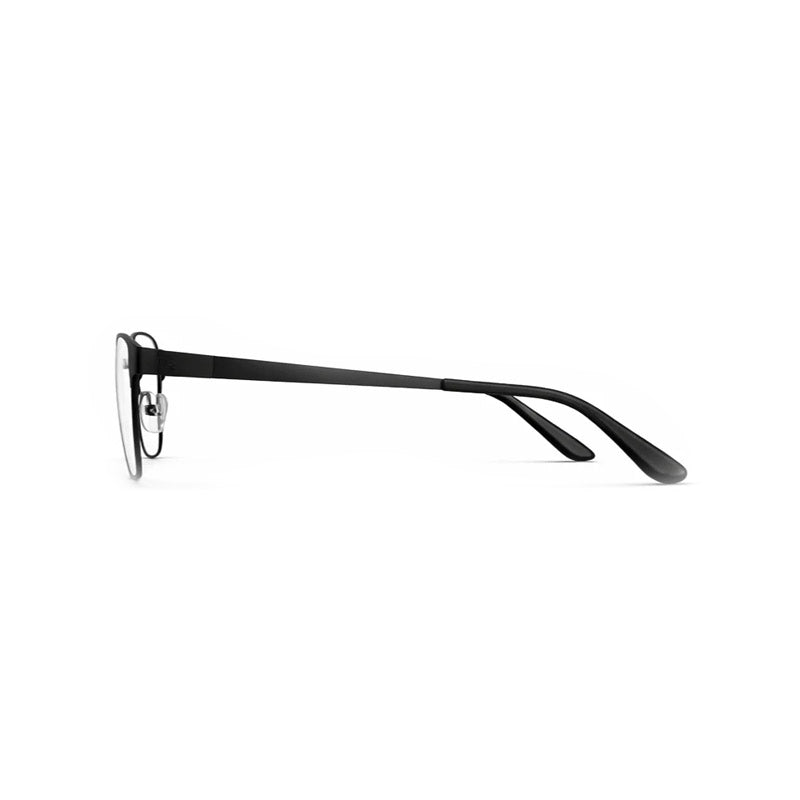 Fashion Style Visionary Optical Frame - Black Metal Rectangular Eyeglasses-zoom-