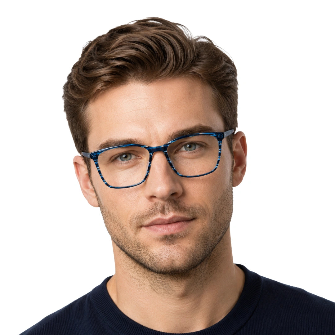 GREY JACK 1313 | Modern Square Prescription Eyeglasses-zoom-18