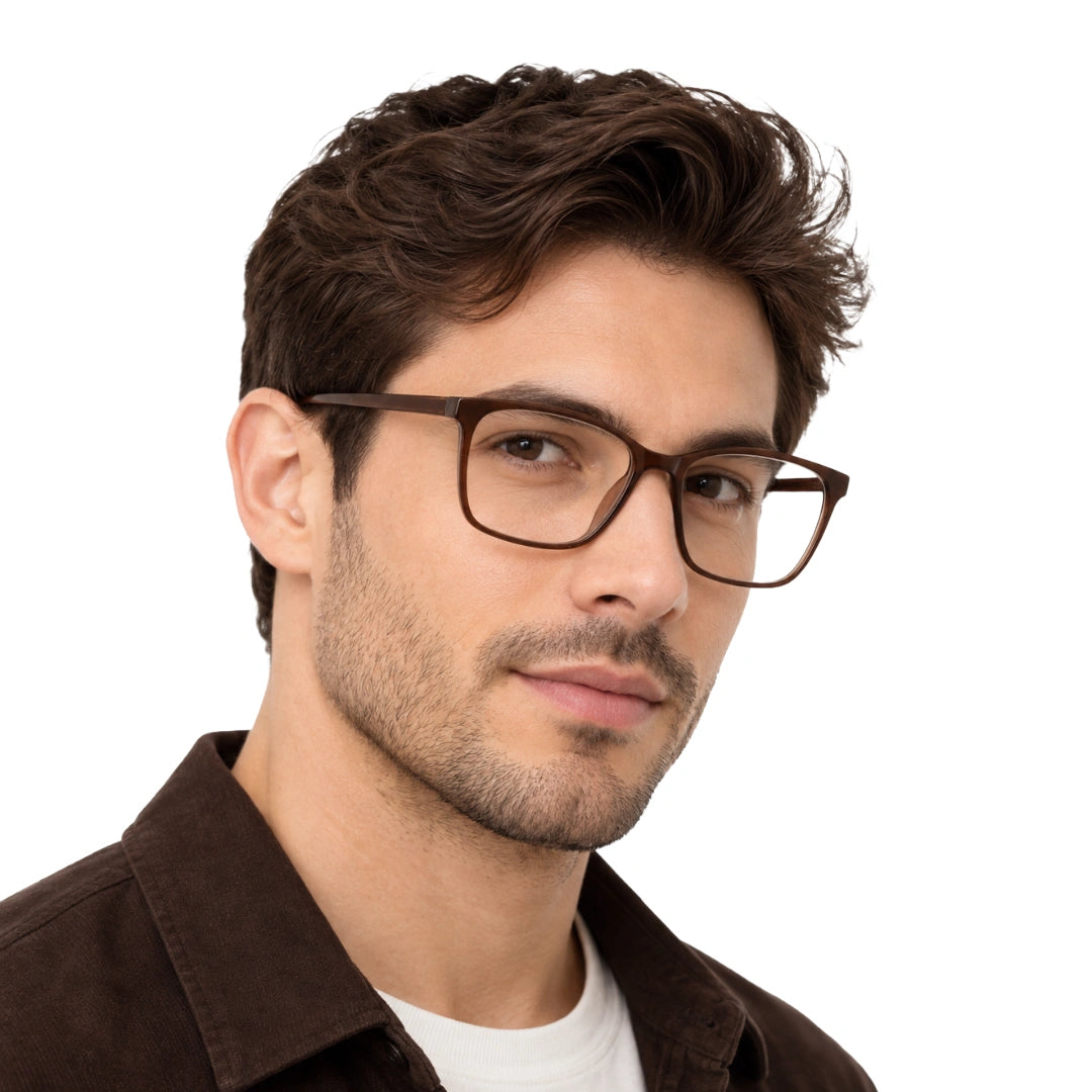 GREY JACK 1313 | Modern Square Prescription Eyeglasses-zoom-7