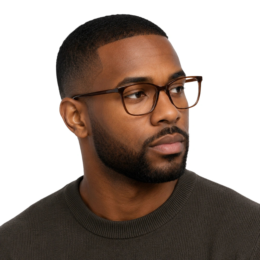 GREY JACK 1313 | Modern Square Prescription Eyeglasses-zoom-9